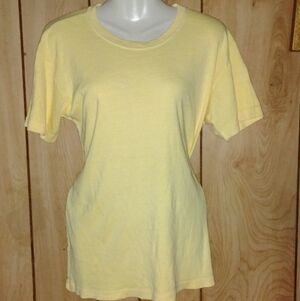 Fresh Produce Light Yellow Short Sleeve Tee